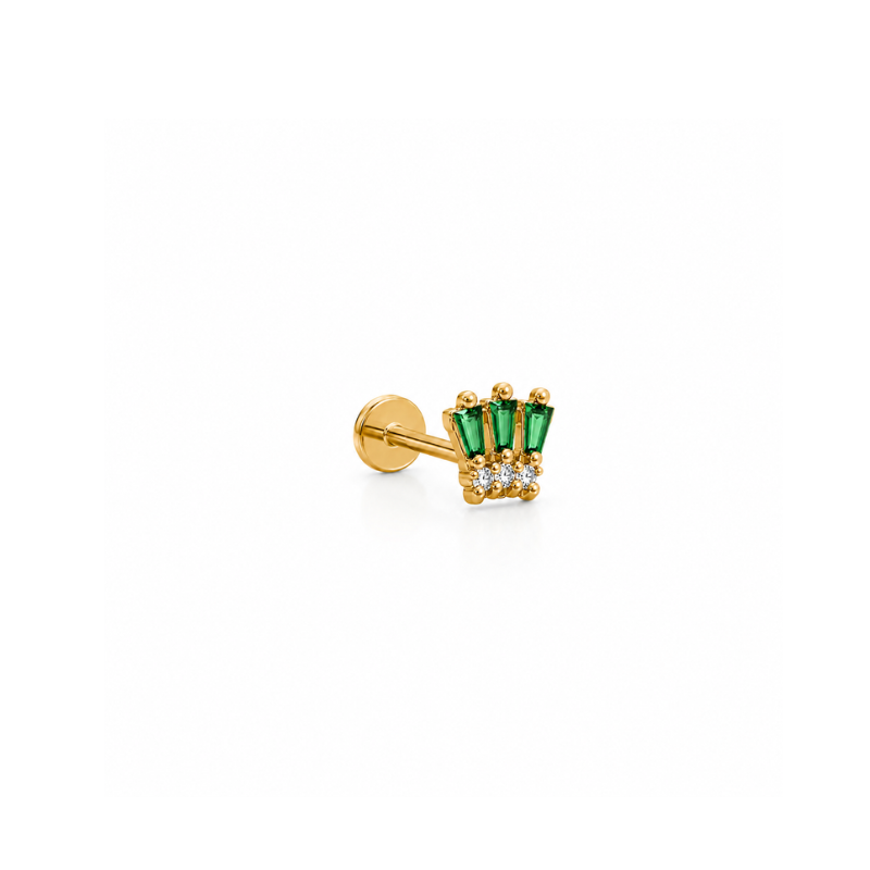 Emerald Tiara Piercing