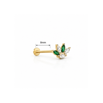 Emerald Lotus Piercing