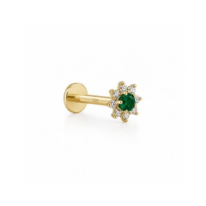Emerald Bloom Piercing