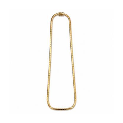 Golden Box Chain Necklace
