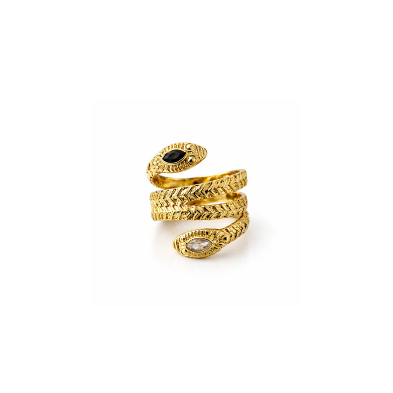 Serpentine Luxe Wrap Ring