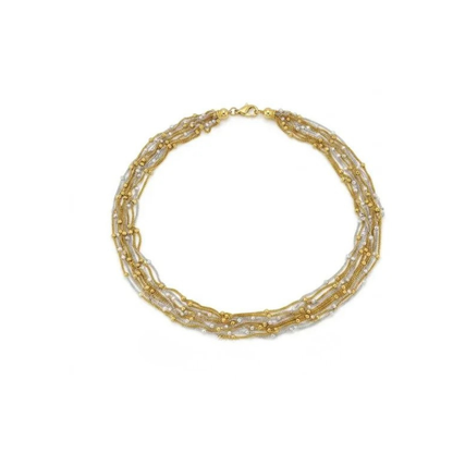 Multi Layer Gold Chain Bracelet