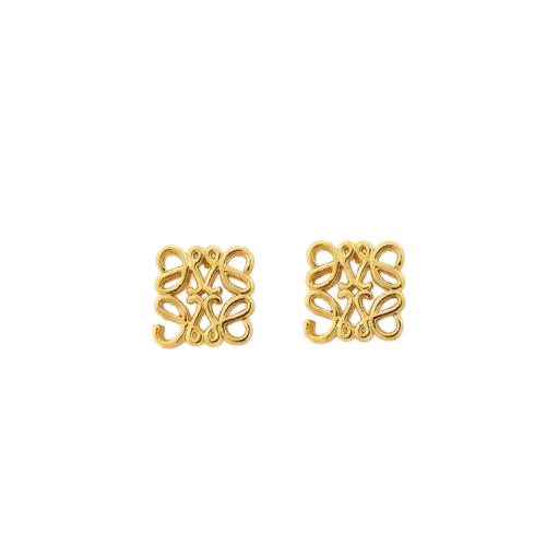Arabesque Square Stud Earrings