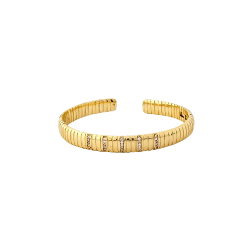 Ribbed Glow Bangle