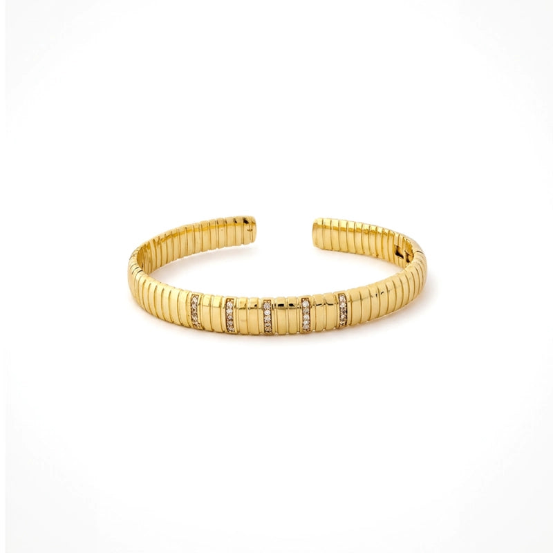 Ribbed Glow Bangle