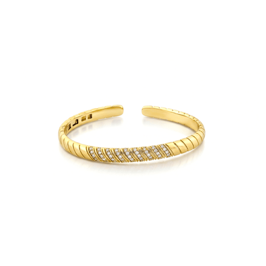 Diagonal Shine Bangle