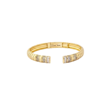 Zigzag Radiance Bangle