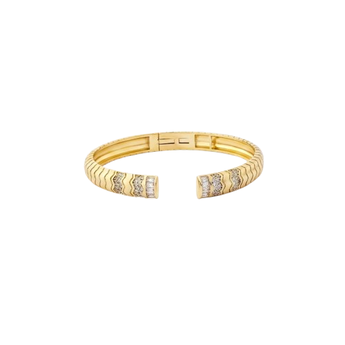 Zigzag Radiance Bangle