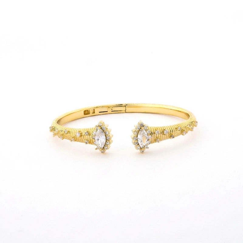 Marquise Crown Bangle
