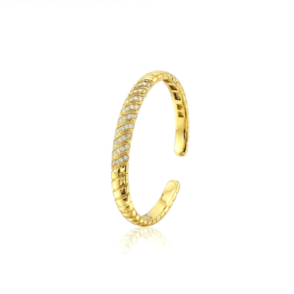 Diagonal Shine Bangle